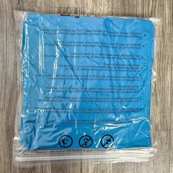 NWT Roadbox Mens UPF 50+ Rash Guard Swim Shirt Lake Blue Size Large - Picture 3 of 4